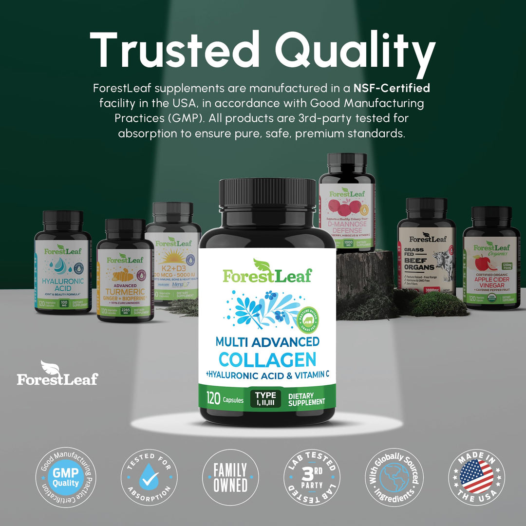 ForestLeaf Advanced Collagen Supplement, 120 Count