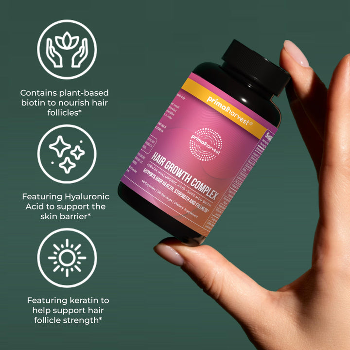 Primal Harvest Hair Growth Vitamins, 60 Count