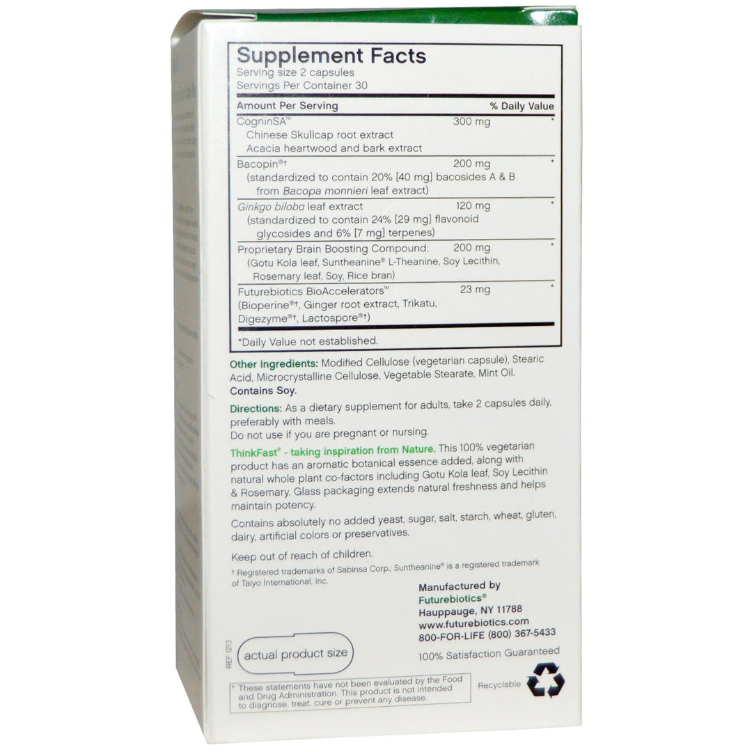 Futurebiotics Thinkfast, 60 Count