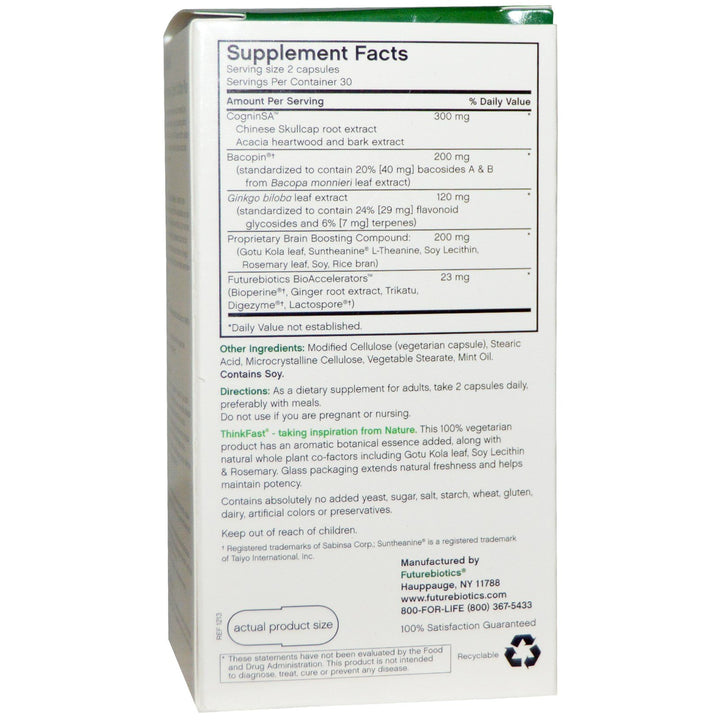 Futurebiotics Thinkfast, 60 Count