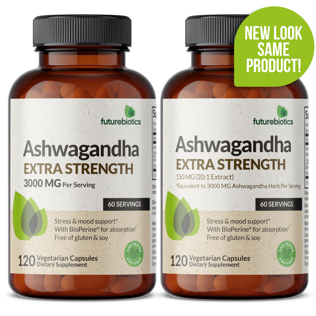 Futurebiotics Ashwagandha Extra Strength 3000 mg, 120 Count