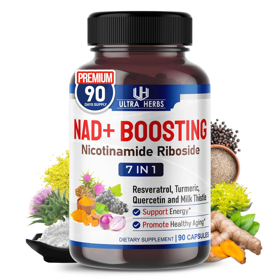 ULTRA HERBS NAD+ Supplement, 90 Count