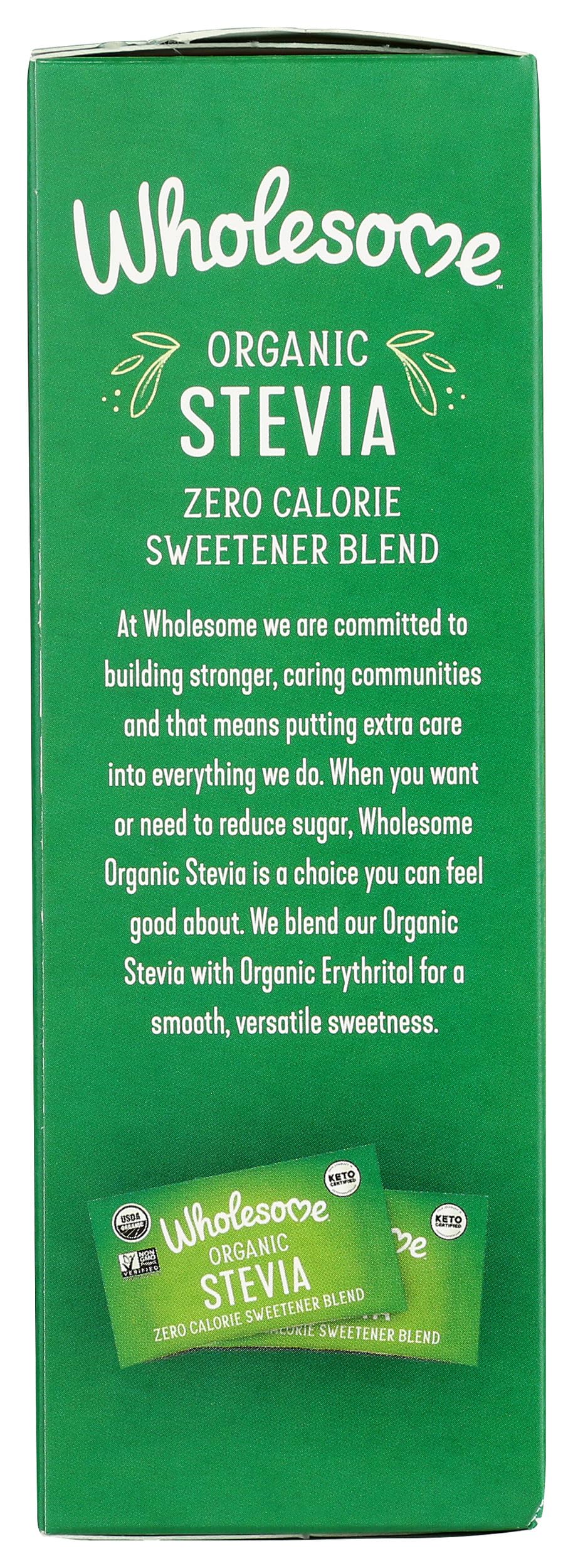 Wholesome Organic Stevia Sweetener, 75 Count