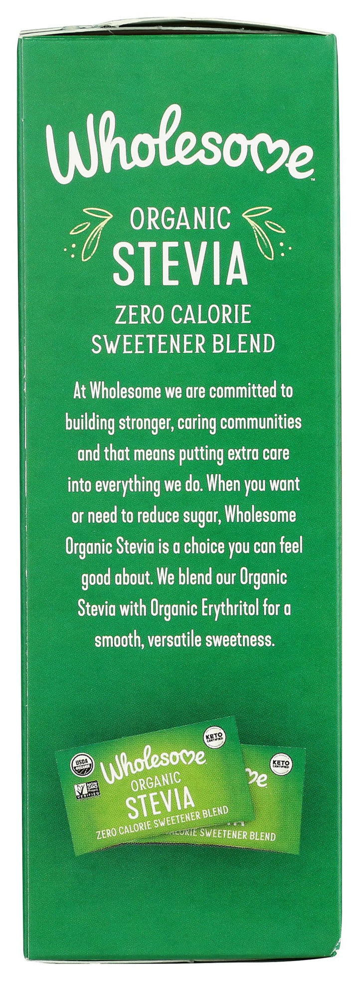 Wholesome Organic Stevia Sweetener, 75 Count