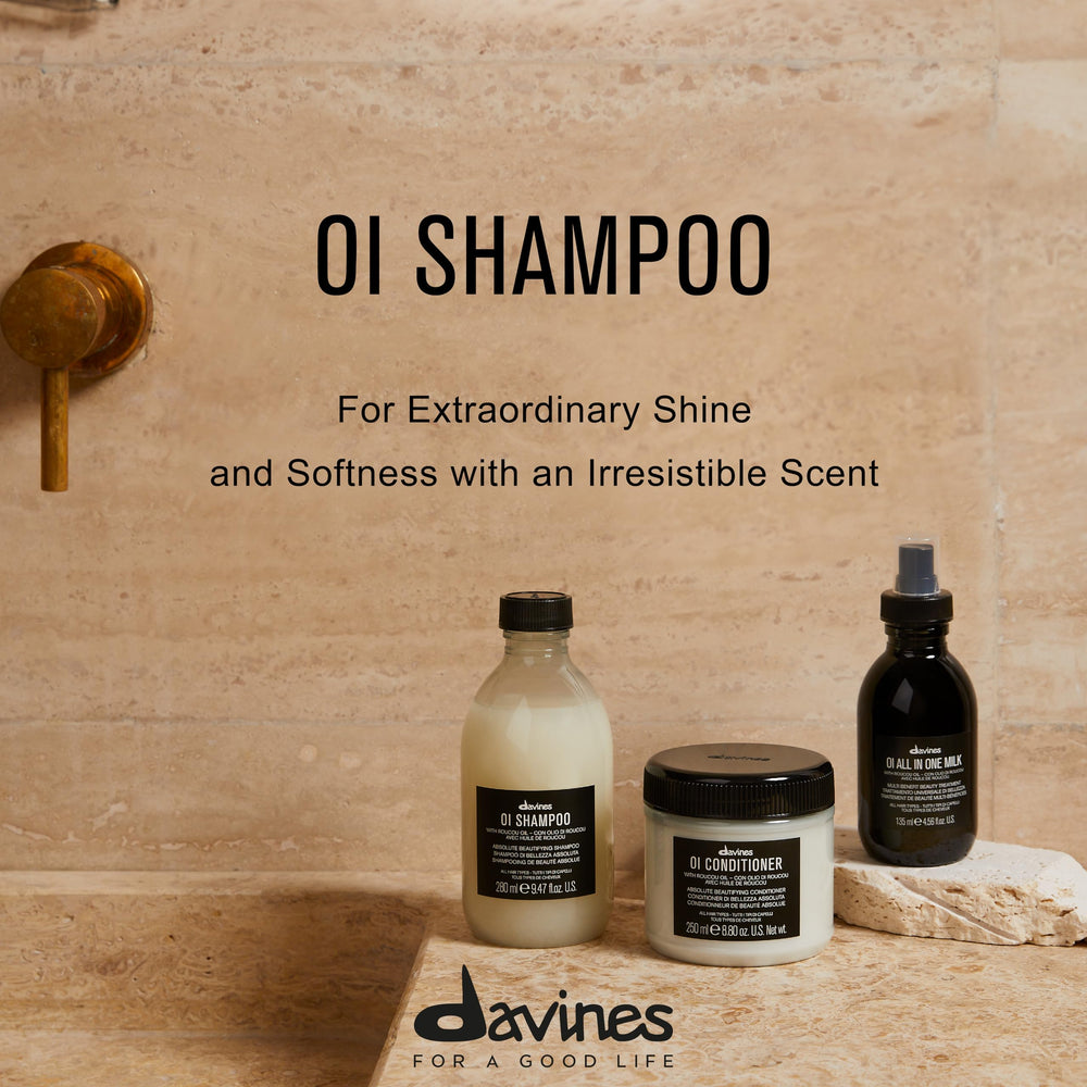Davines OI Shampoo, Daily Hair Softening & Hydrating