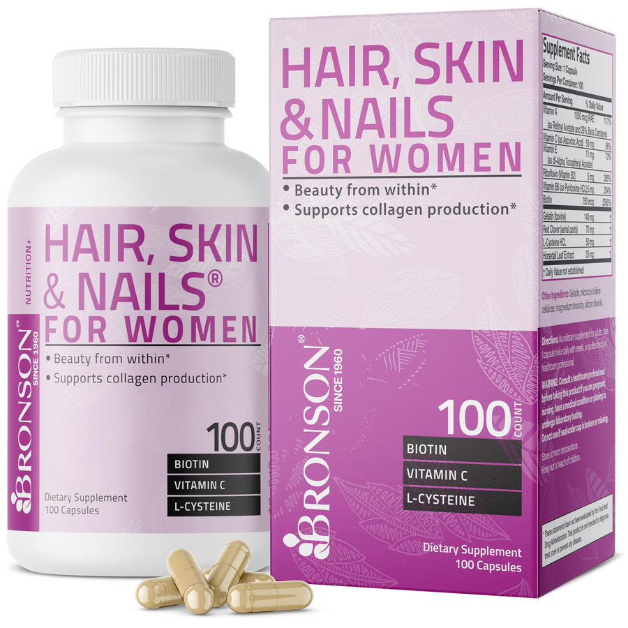 Hair, Skin & Nails Biotin Extra Strength, 100 Count