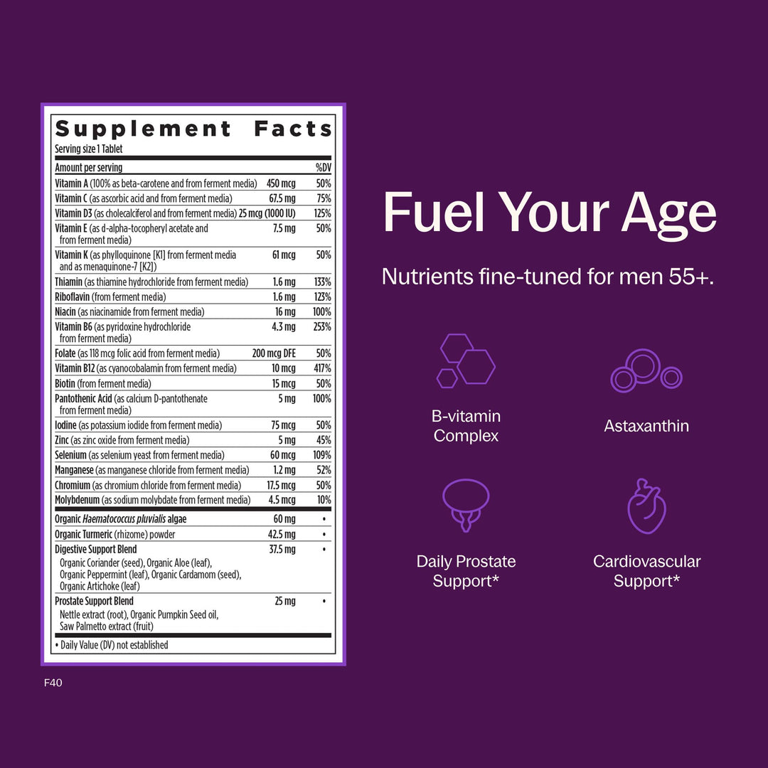 New Chapter Men's Multivitamin 55+, 1 Daily, 1 Count