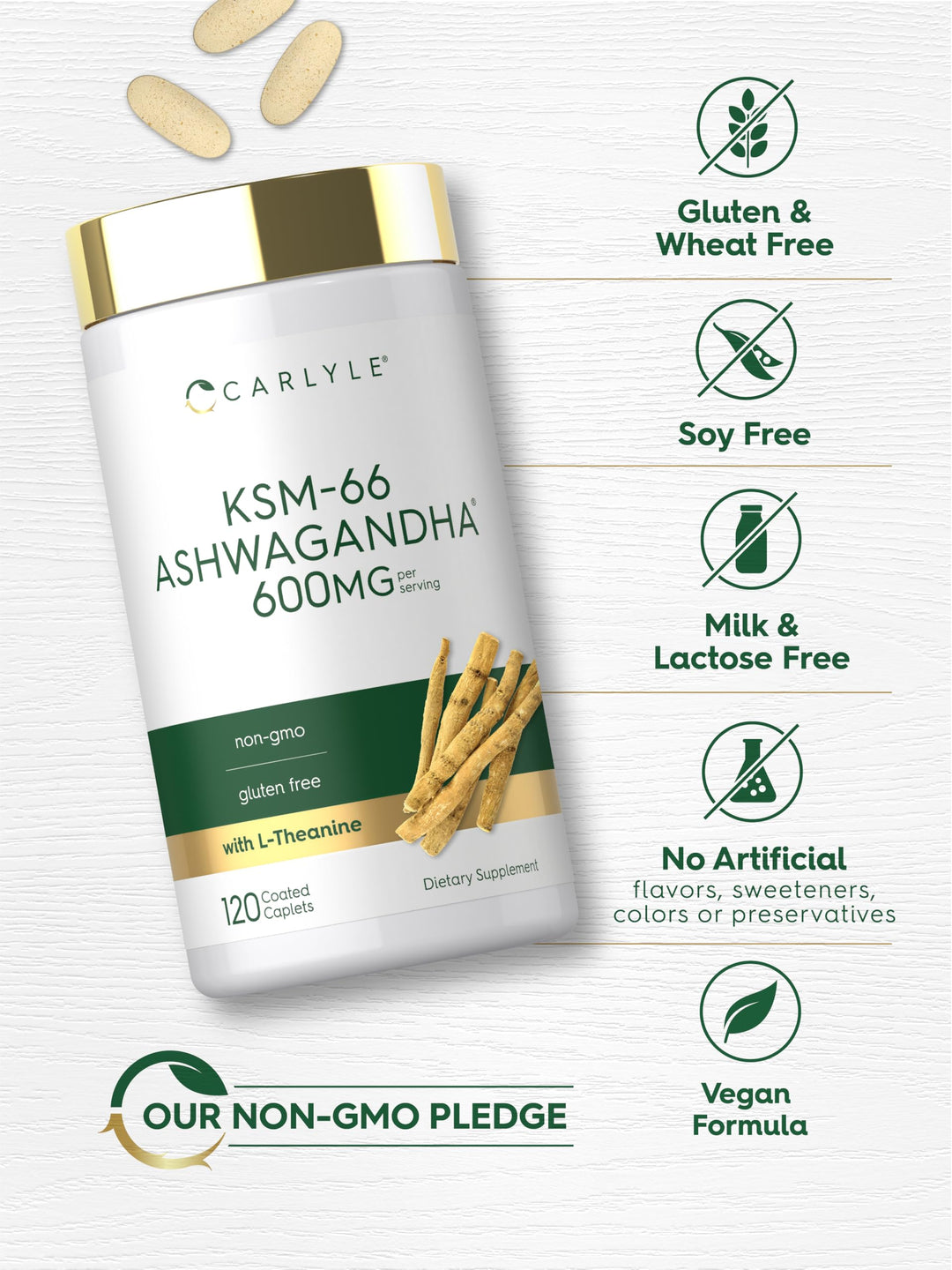 Carlyle Ashwagandha 600 mg, 120 Count