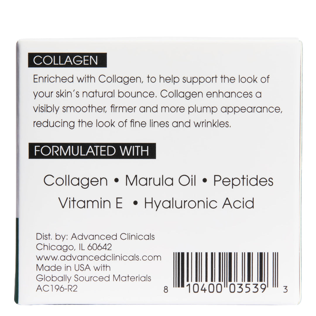 Advanced Clinicals Collagen Cream, 2 fl oz
