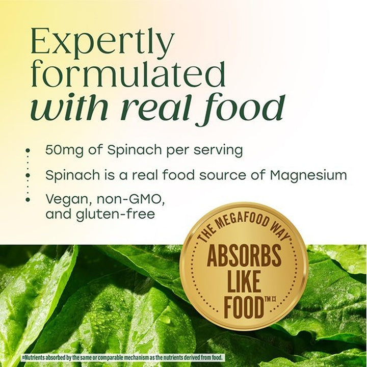 MegaFood Magnesium Glycinate, 60 Count