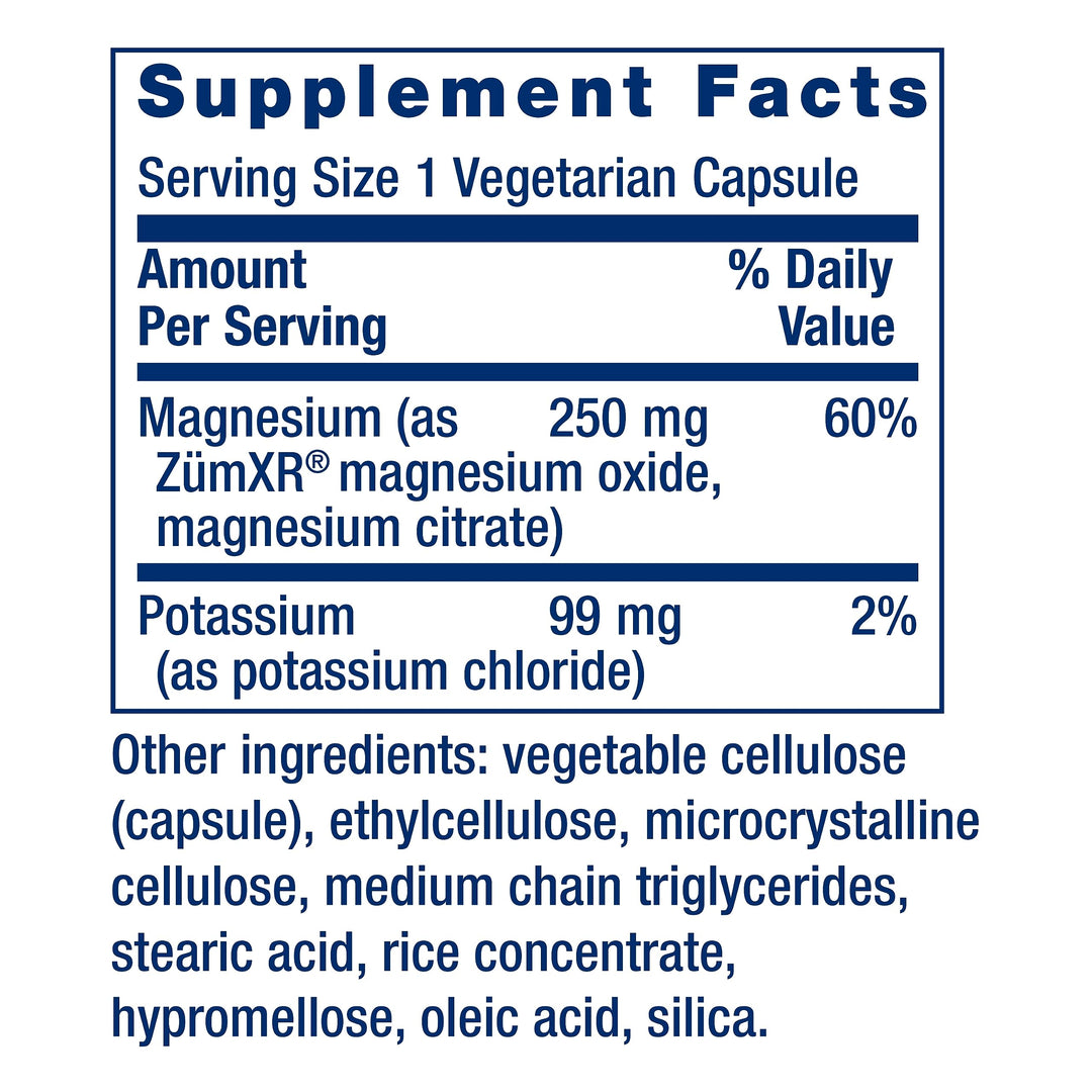 Life Extension Potassium with Extend-Release Magnesium, 60 Count