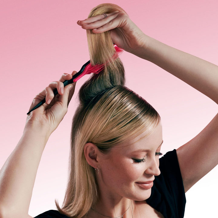Tangle Teezer The Back-Combing Hairbrush, Coral Sunshine