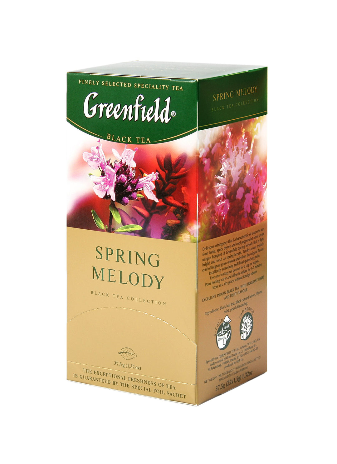 Greenfield Tea Spring Melody, 25 Count