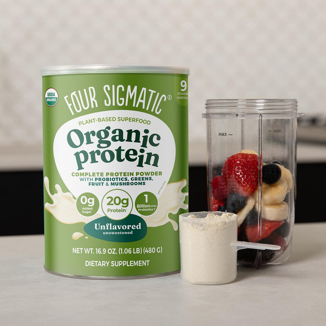 Four Sigmatic Superfood Protein, Unflavored, 16.7 oz