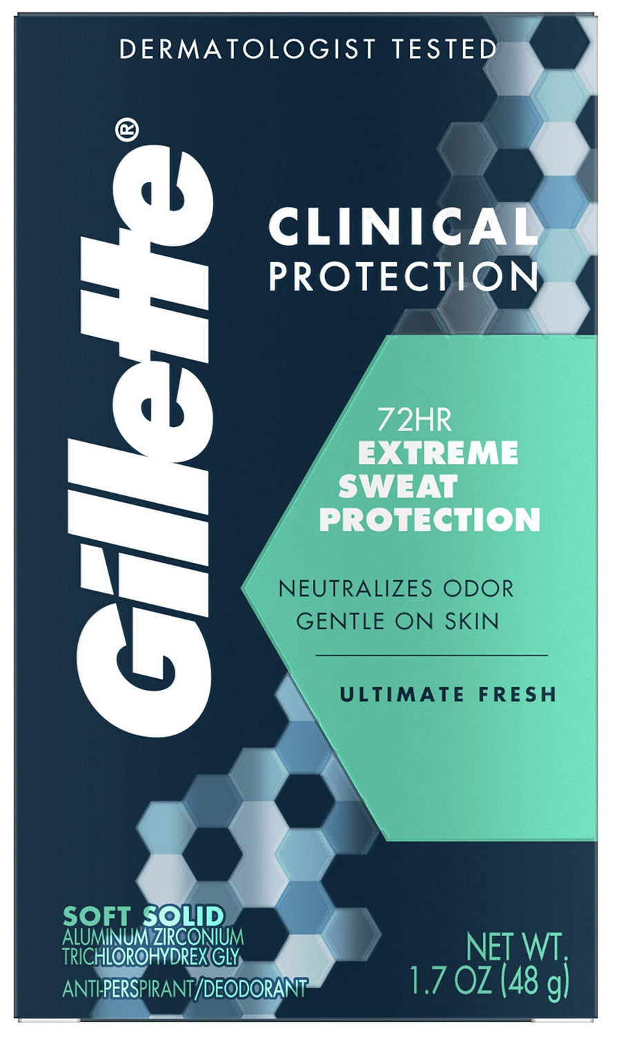 Gillette Clinical Fresh Deodorant, Pack of 12