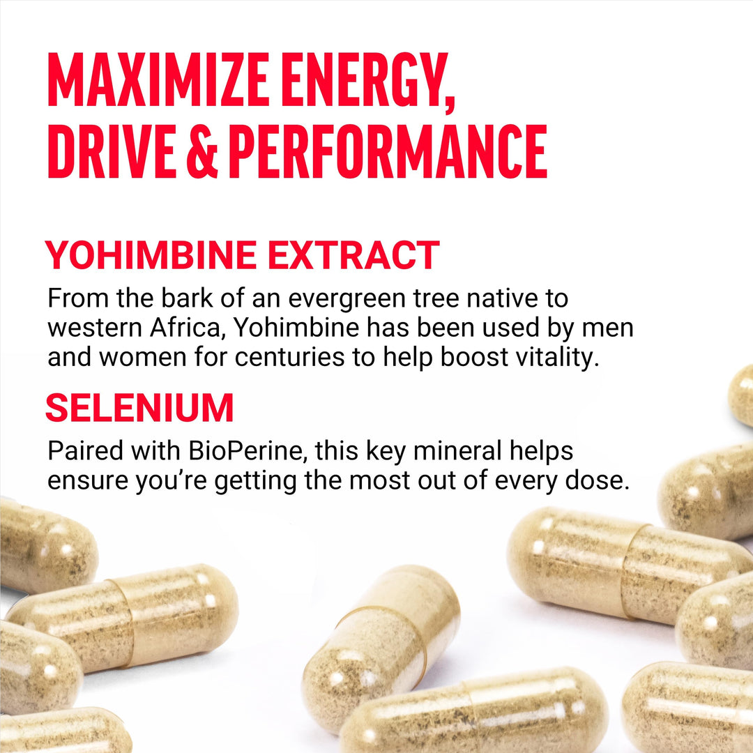 Force Factor Yohimbe Bark Extract, 6 mg, 30 Count