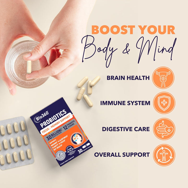 Bio360 Cognitive Support Formula, 30 Count