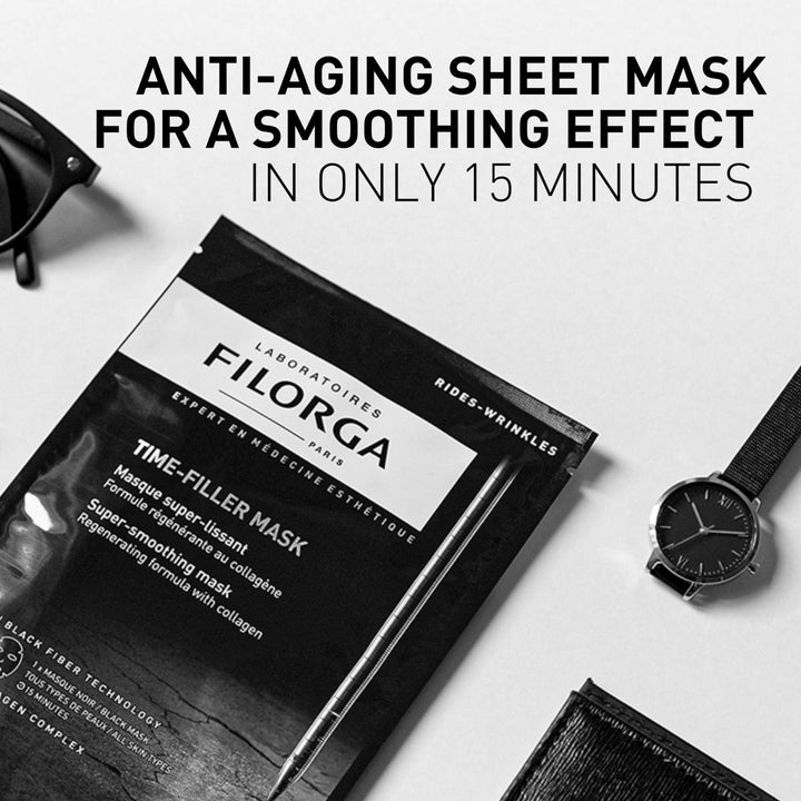 Laboratoires Filorga Timefiller Mask Super Smoothing Black Mask, 23 g