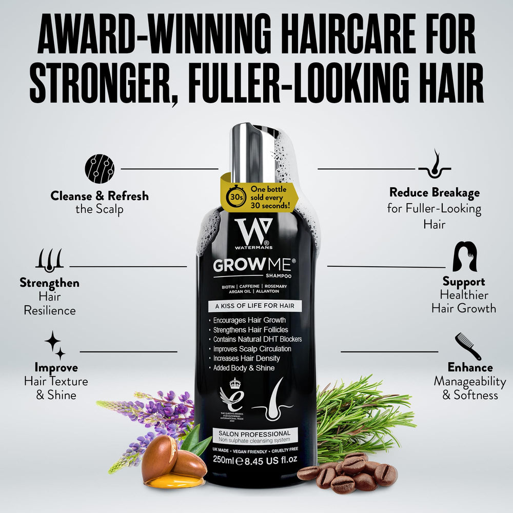 Watermans Grow Me Hair Care Shampoo, 250 ml