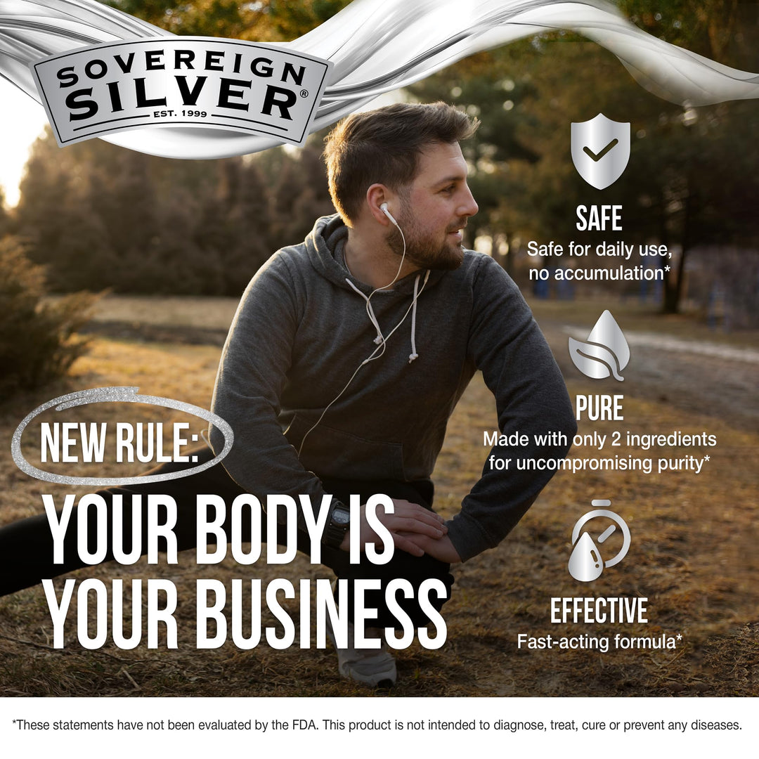 Sovereign Silver Colloidal Silver, Fine Mist Spray, 2 fl oz