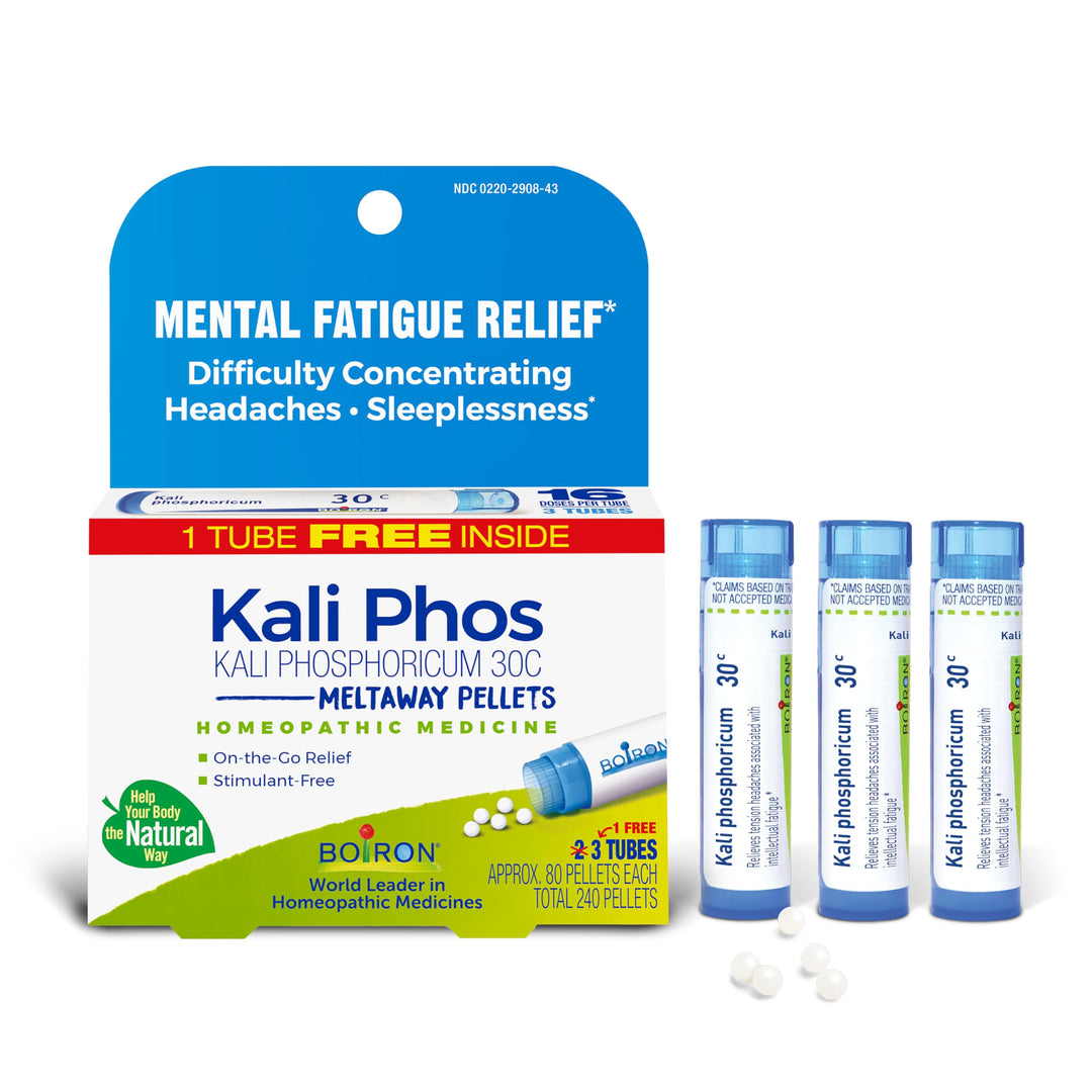 Boiron Kali Phosphoricum 30C Homeopathic Medicine, 3 Count