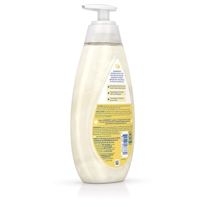 Johnsons Baby Wash, Shea & Cocoa Butter, 16.9 fl oz