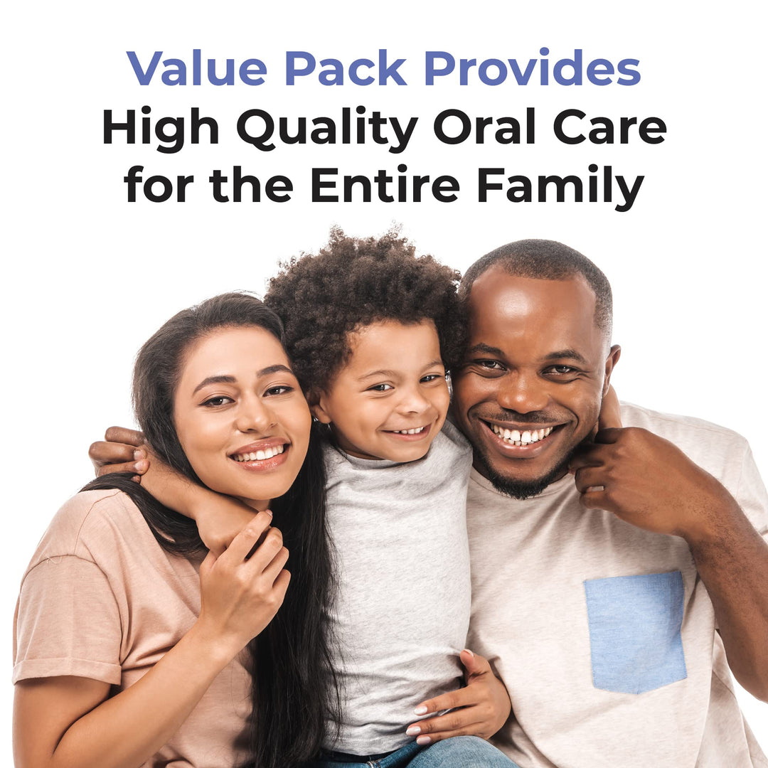 REACH Essentials Toothbrush, Medium Bristles, 6 Count