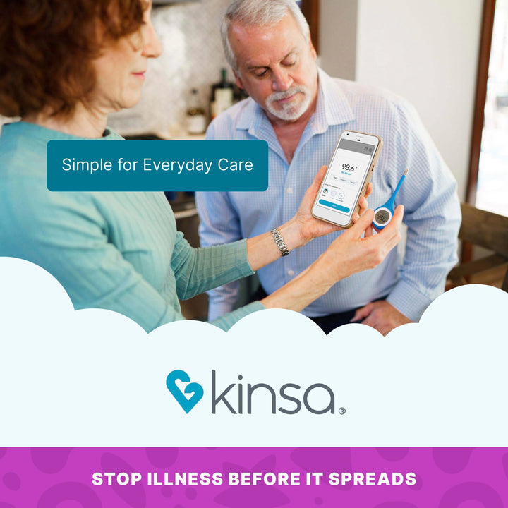 Kinsa QuickCare Smart Thermometer, 1 Count