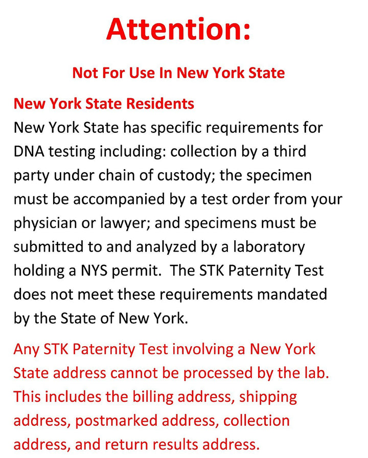 STK Paternity Test Kit, DNA, Home