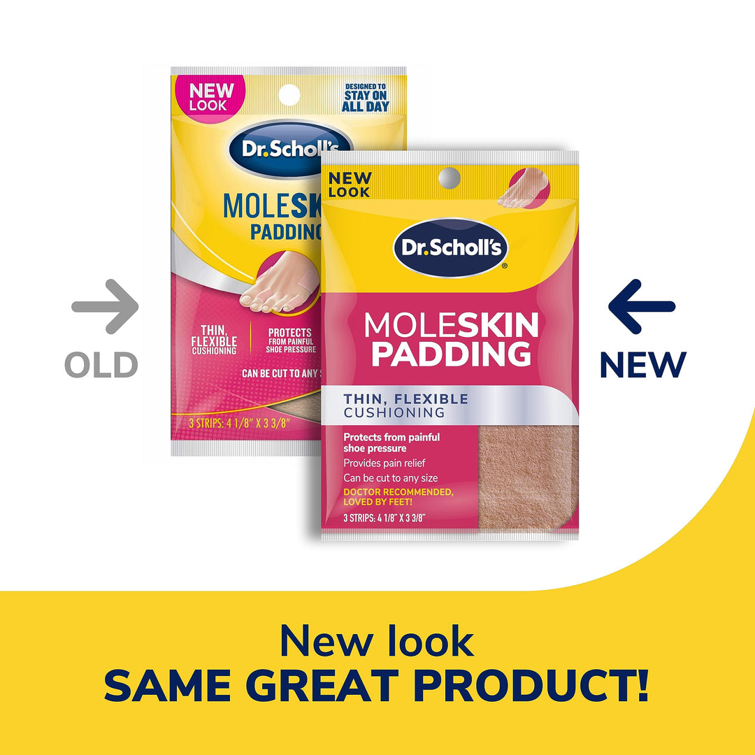 Dr. Scholl's Moleskin Padding, 3 Count