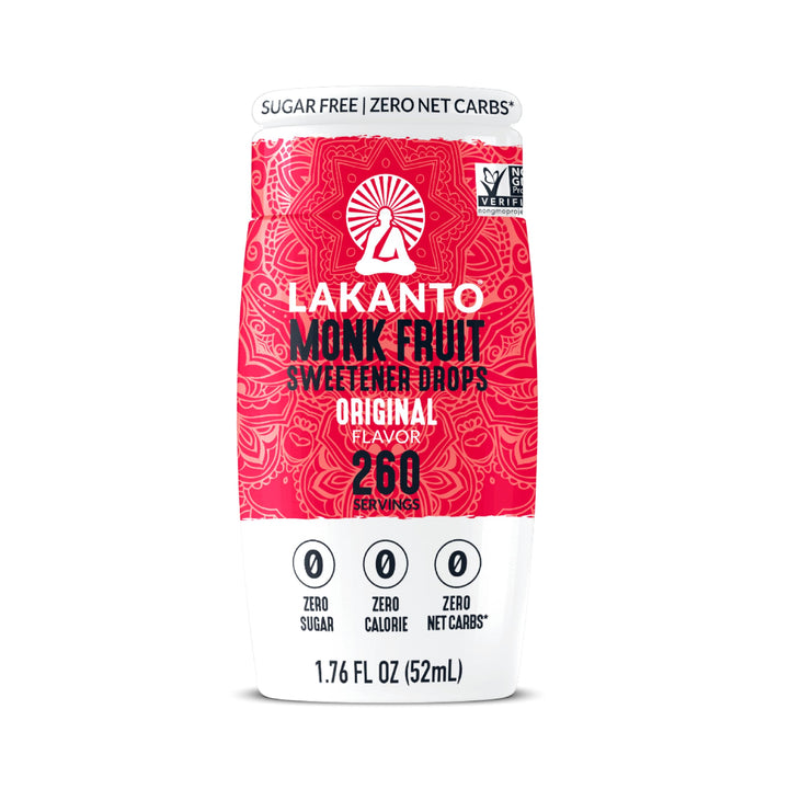 Lakanto Liquid Monk Fruit Extract Drops, Original, 1.76 fl oz