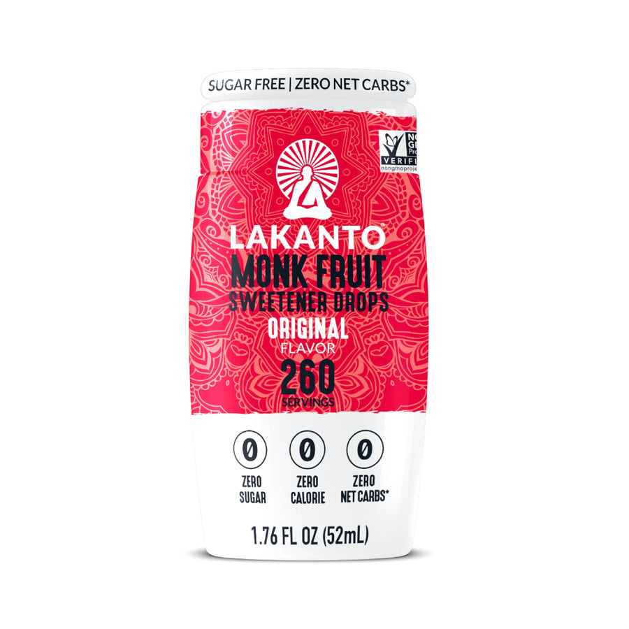 Lakanto Liquid Monk Fruit Extract Drops, Original, 1.76 fl oz