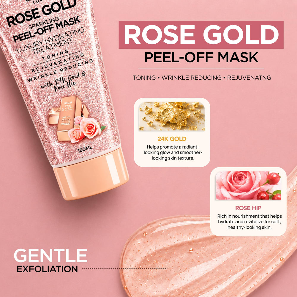 Azure Cosmetics Rose Gold Hydrating Peel Off Face Mask, 5.07 fl oz