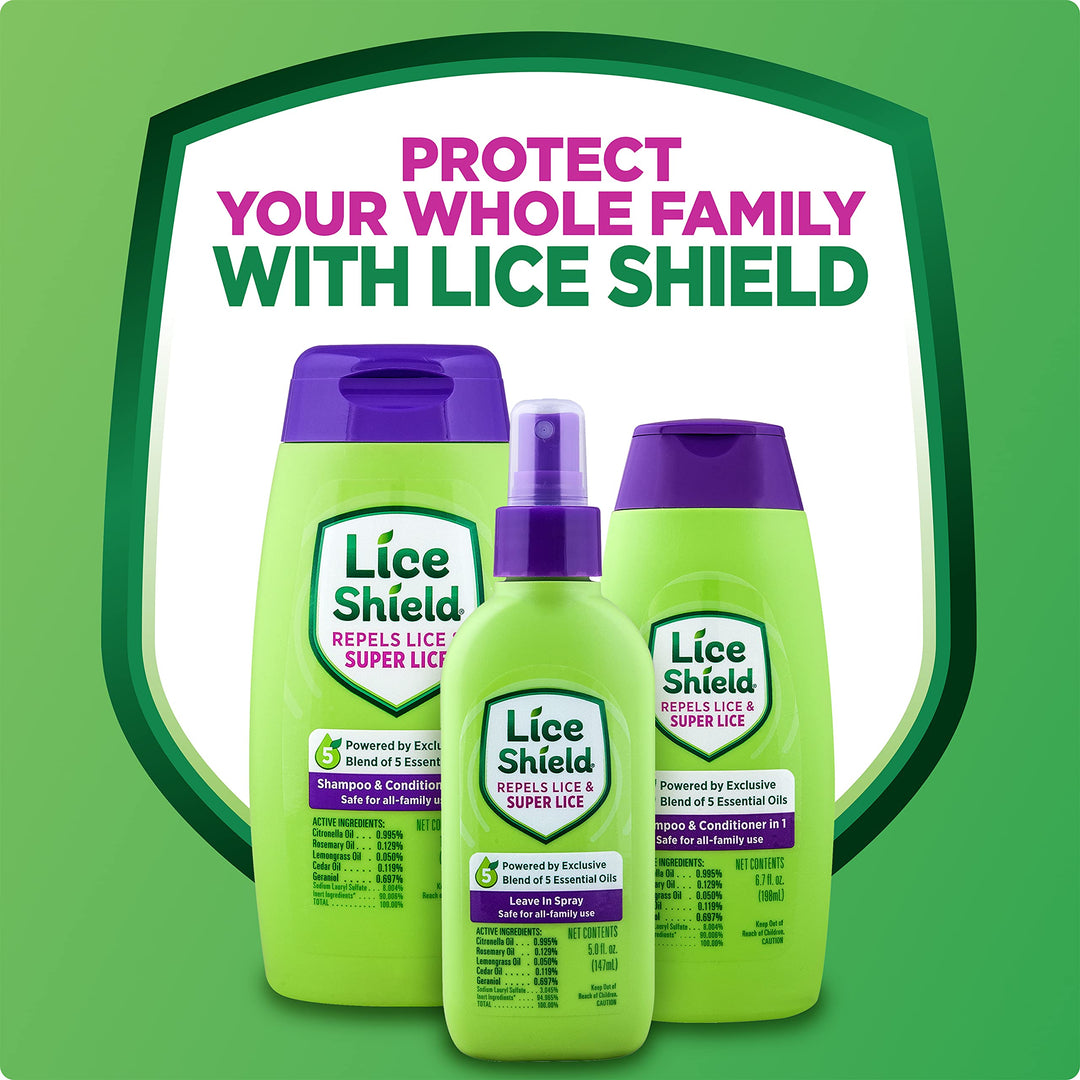 Lice Shield Shampoo and Conditioner, Rosemary, 300 ml