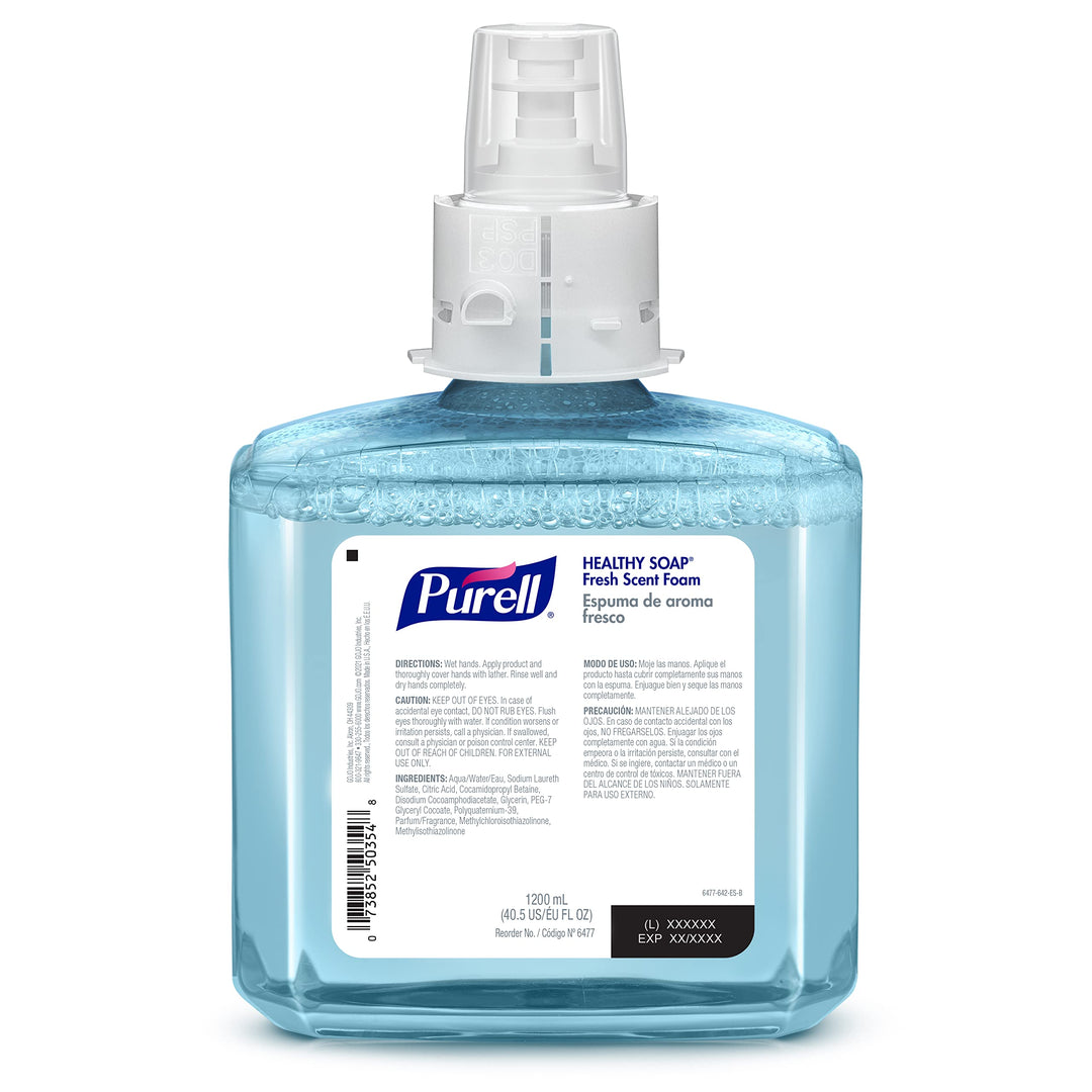 Purell Professional Healthy Soap Foam Refill, Fresh Scent, 1200 ml, Pack of 2