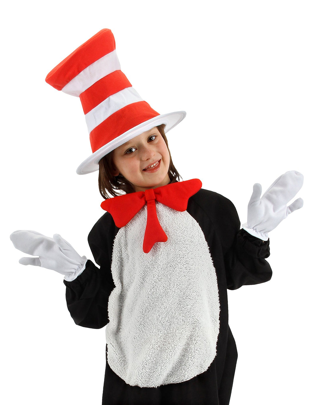 elope Cat in The Hat Costume Accessory Kit, Black,White