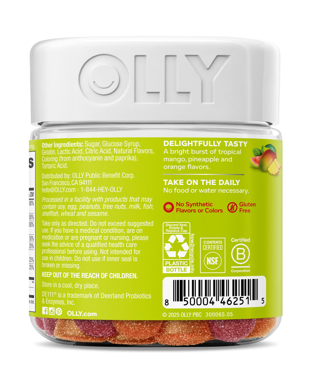 OLLY Multi + Probiotic Gummy Vitamin, 70 Count