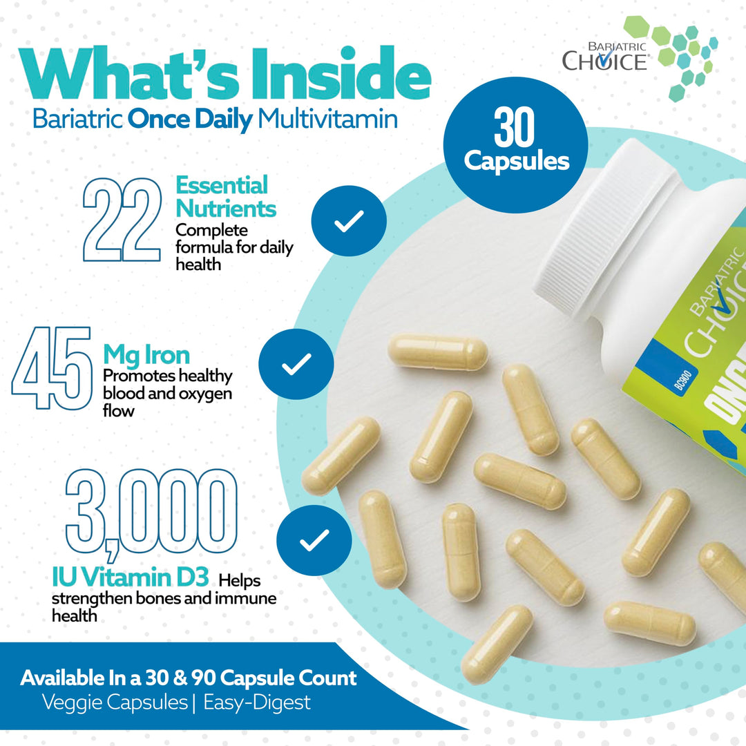 Bariatric Choice Multivitamin, Once Daily, 1 Month