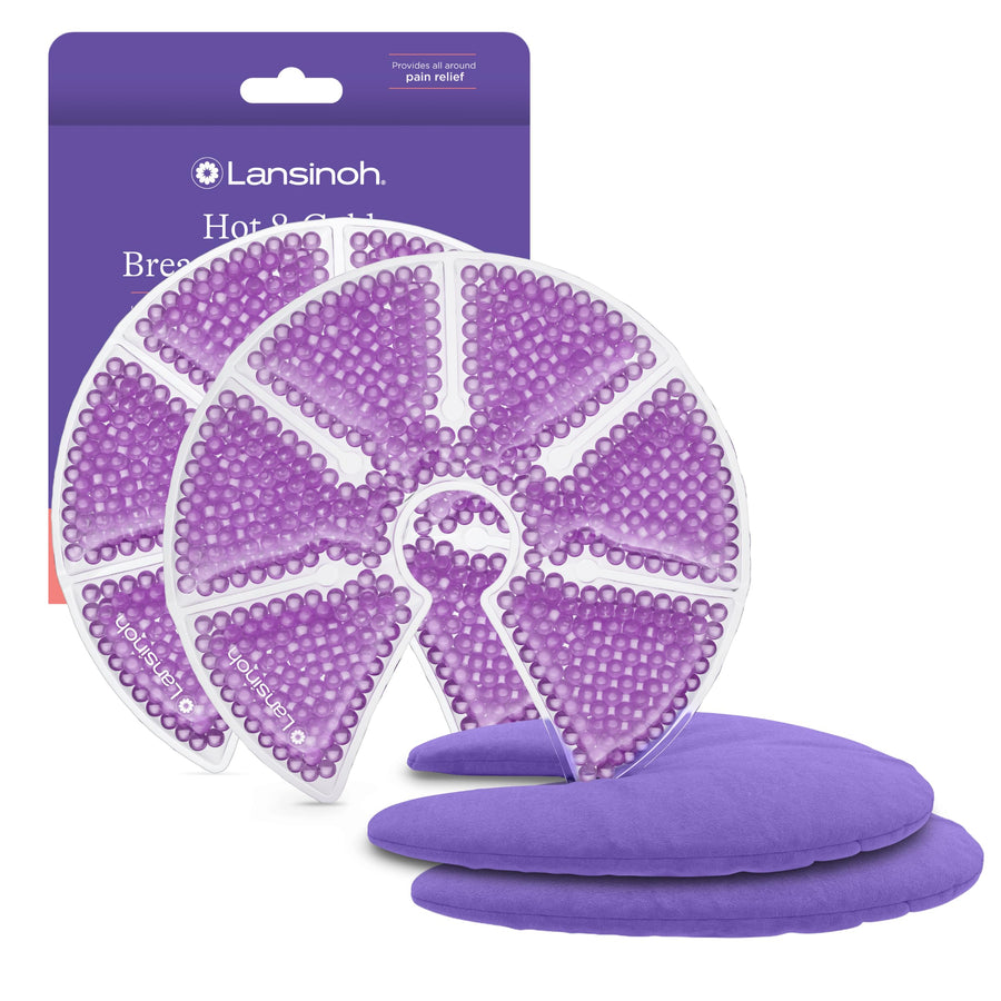 Lansinoh TheraPearl 3-in-1 Breast Therapy Pack, 2 Count