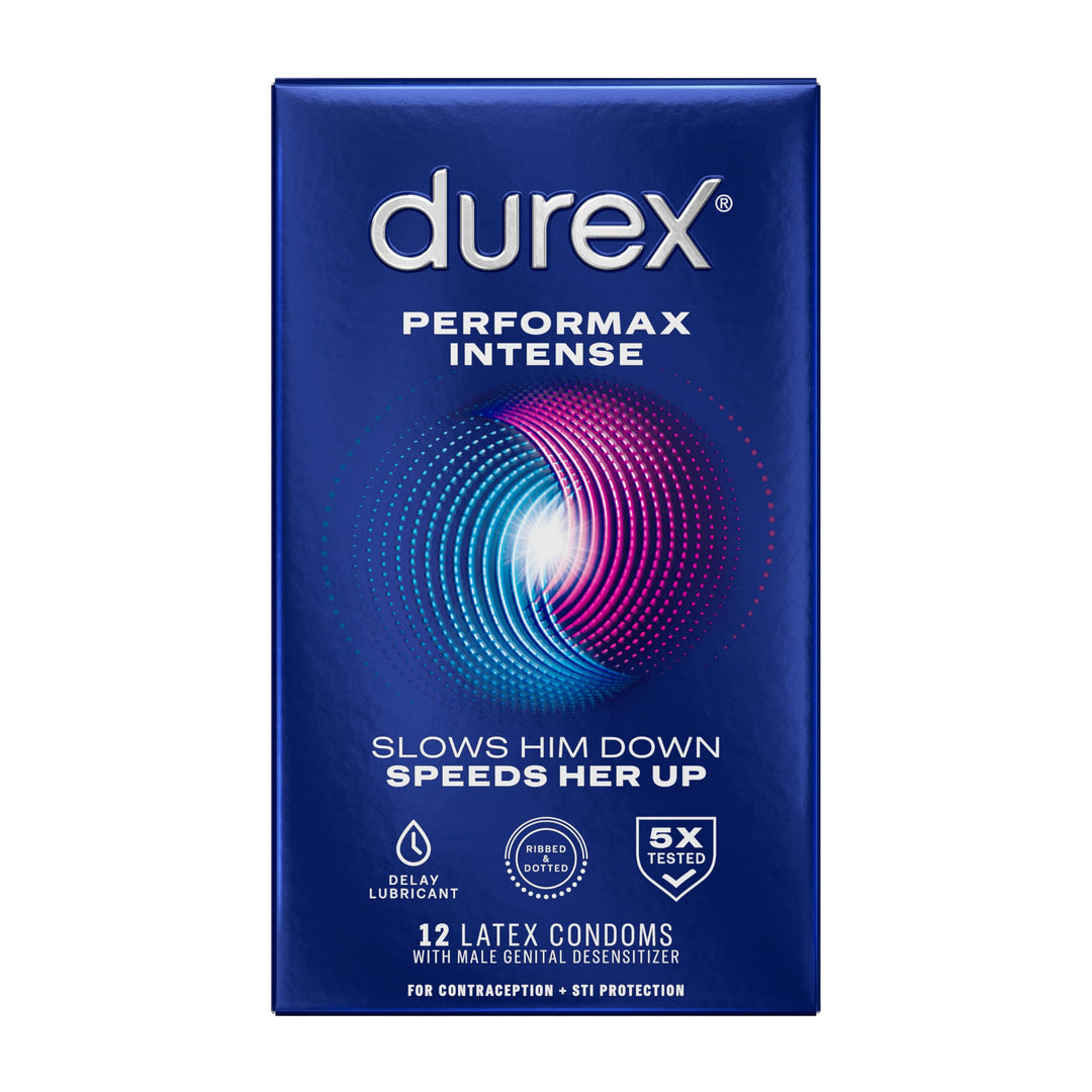 Durex Performax Intense Condoms, 12 Count