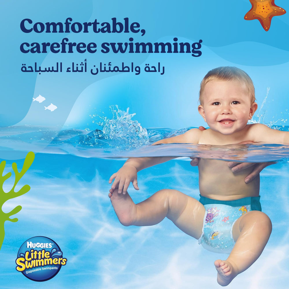 HUGGIES Little Swimmer Swim Pants Diaper, Size Large, 10 Count