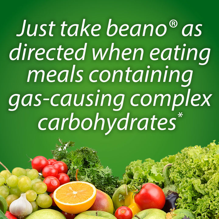 Beano Food Enzyme Dietary Supplement Tablets, 30 Count