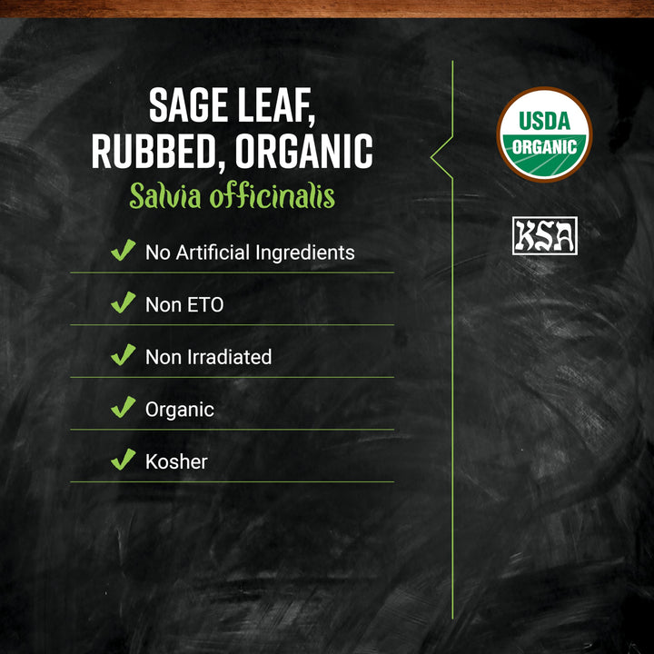 Frontier Co-op Rubbed Sage Leaf, 16 oz