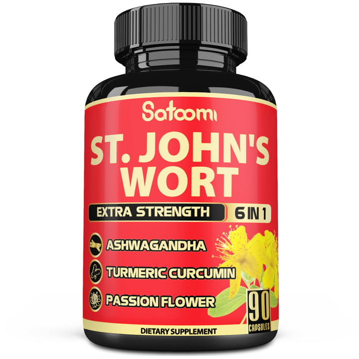 Satoomi St. John's Wort Capsules, 5050 mg, 90 Count