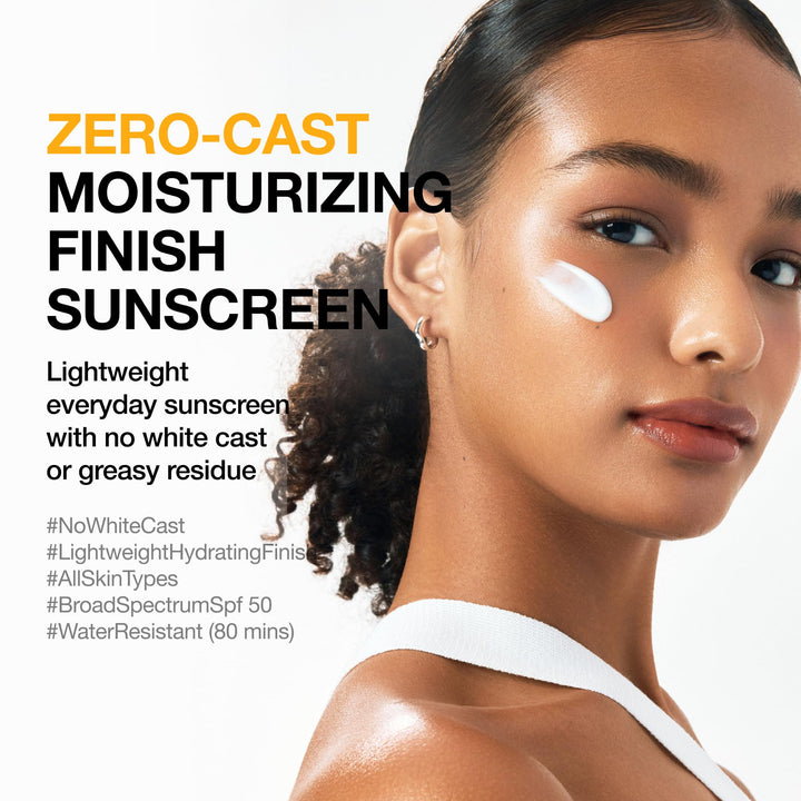 ANUA Zero-Cast Moisturizing Sunscreen SPF 50, 1.69 fl oz