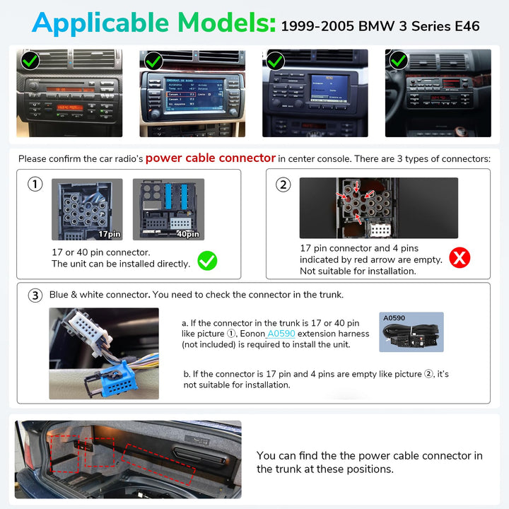 Eonon Android 10 Car Stereo, 9 in, GA9450B