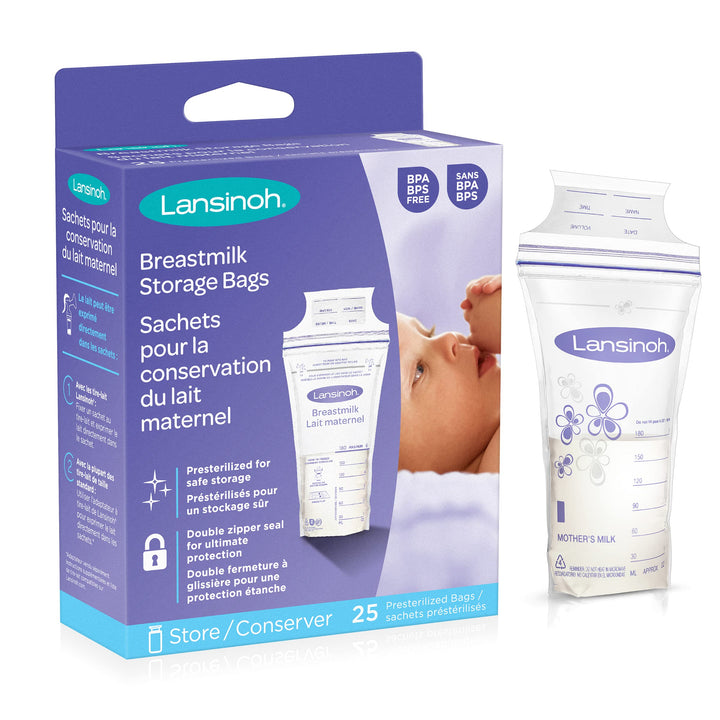 Lansinoh Breastmilk Storage Bags, 25 Count