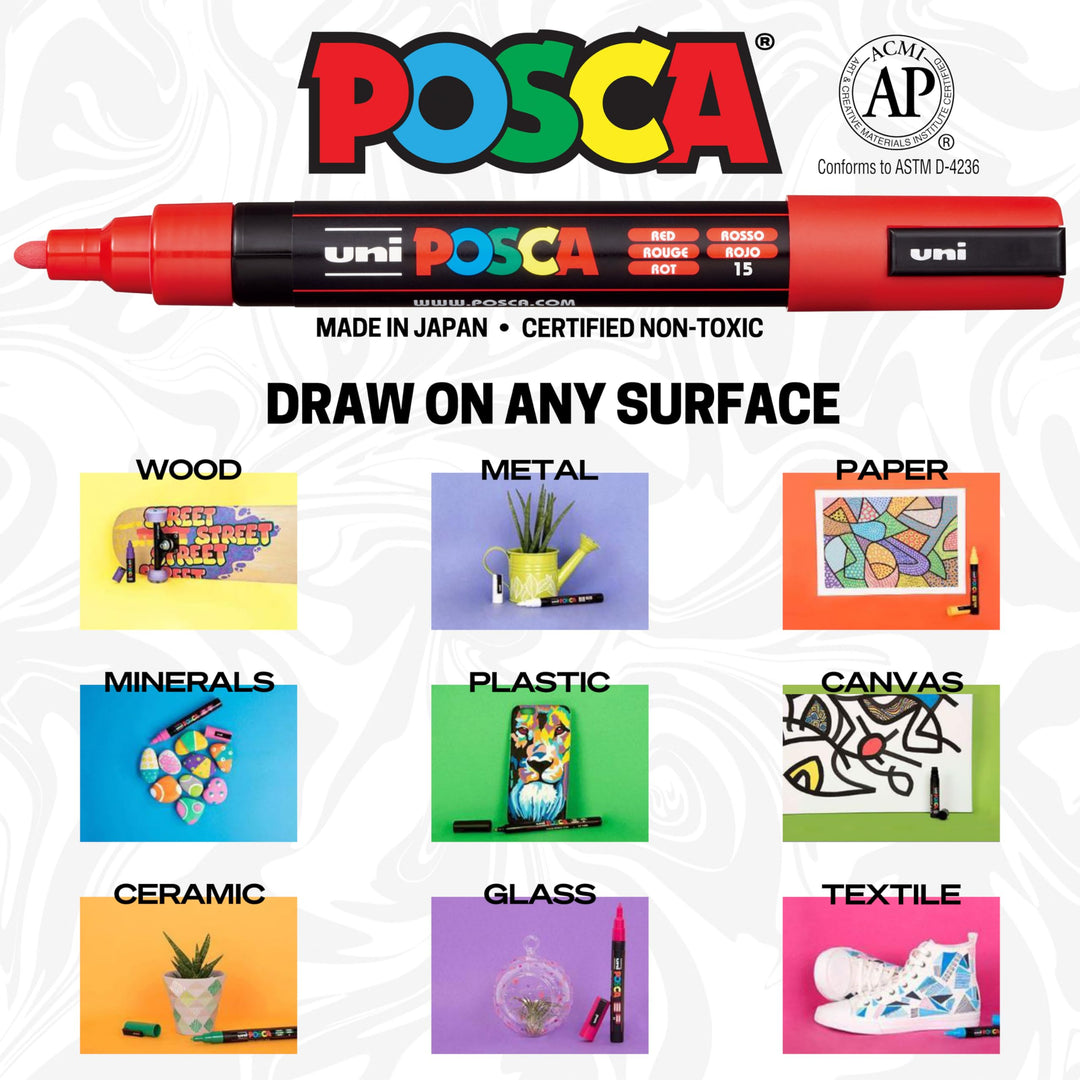 POSCA Marker 1M, White