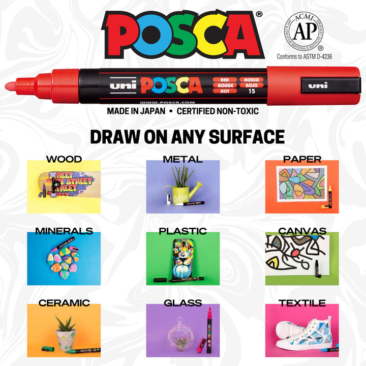 POSCA Marker 1M, White
