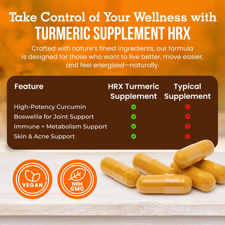 Herbal Destination Turmeric Curcumin With Boswellia & Ashwagandha, 60 Count